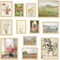 Vintage Floral Wall Art – 8×10 Unframed Flower Prints, French Garden and Spring Botanical Posters for Room Décor, Aesthetic Wall Decoration, Wildflower and Landscape Artwork